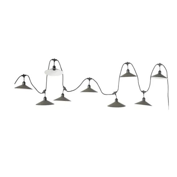 Guirlande lumineuse acier Gris 6m