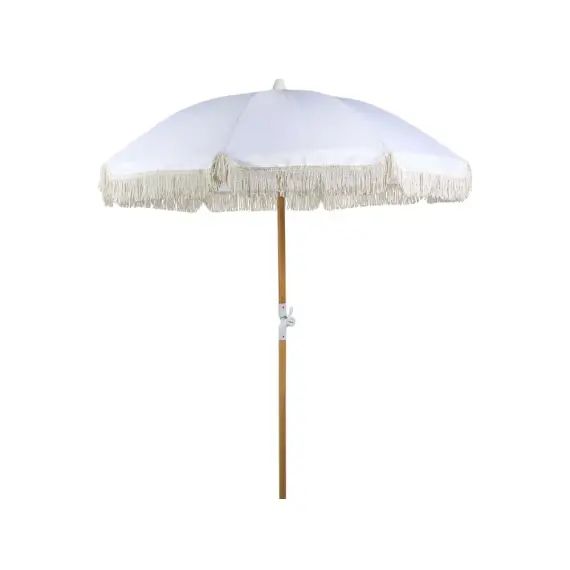Parasol de jardin ⌀ 150 cm blanc