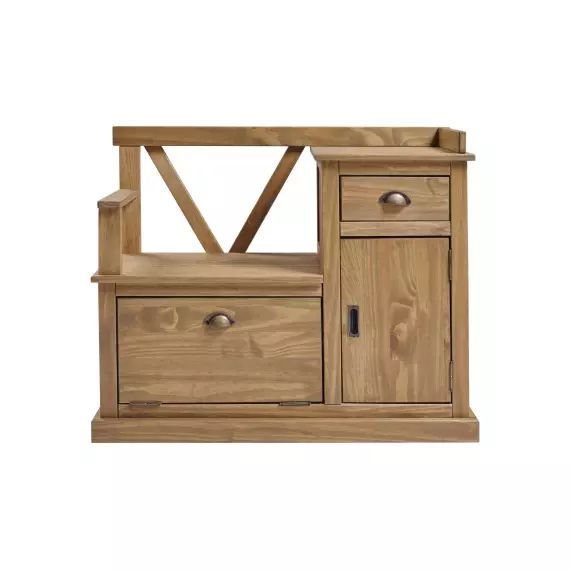 Meuble à chaussures ELLA coloris marron