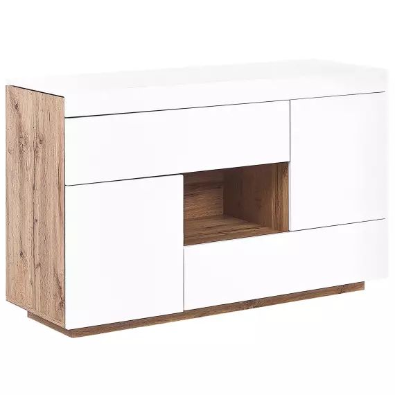 Buffet bureau à domicile blanc