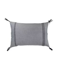 Housse de coussin coton  60×40 denim