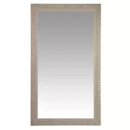 Miroir sculpté beige 120×210