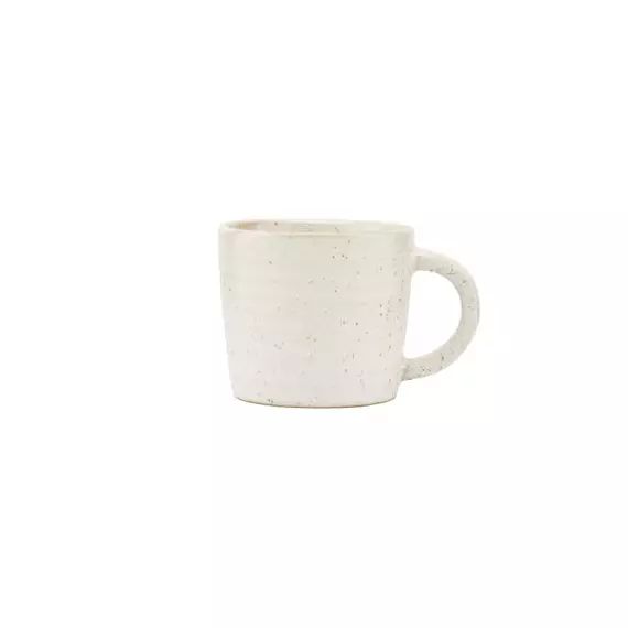 Tasse à espresso Pion en Céramique, Porcelaine émaillée – Couleur Gris – 12.16 x 12.16 x 5.5 cm