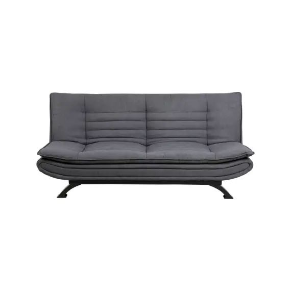 Canapé convertible design en tissu gris gris anthracite