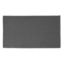 Tapis de bain et descente de lit anthracite 50×80 cm