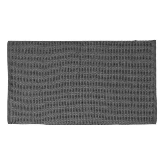 Tapis de bain et descente de lit  anthracite 50×80 cm