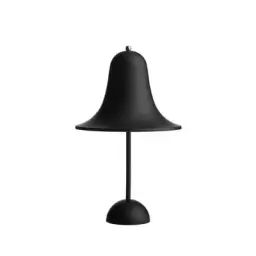 Lampe sans fil rechargeable Pantop en Plastique, Polycarbonate peint – Couleur Noir – 200 x 27.85 x 30 cm – Designer Verner Panton