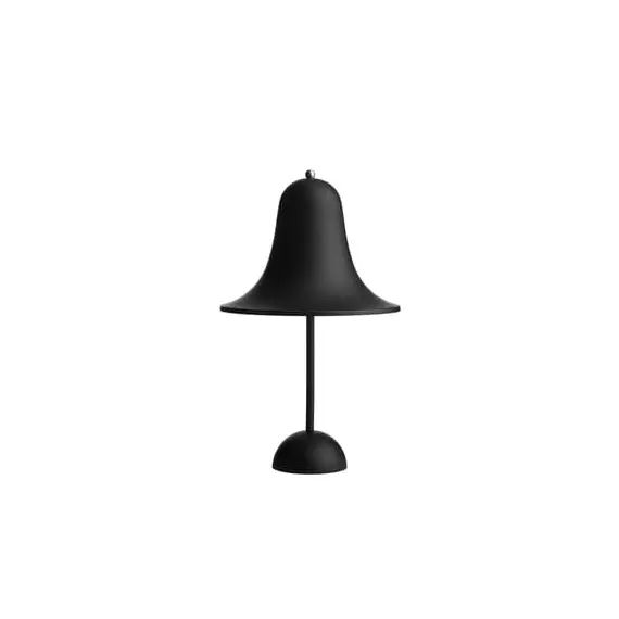 Lampe sans fil rechargeable Pantop en Plastique, Polycarbonate peint – Couleur Noir – 200 x 27.85 x 30 cm – Designer Verner Panton
