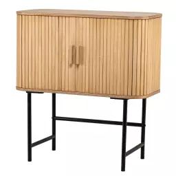 Buffet 2 portes en bois et metal