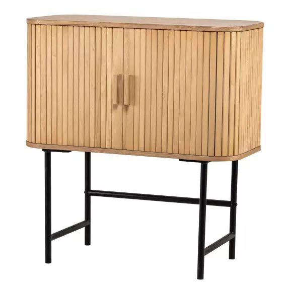 Buffet 2 portes en bois et metal