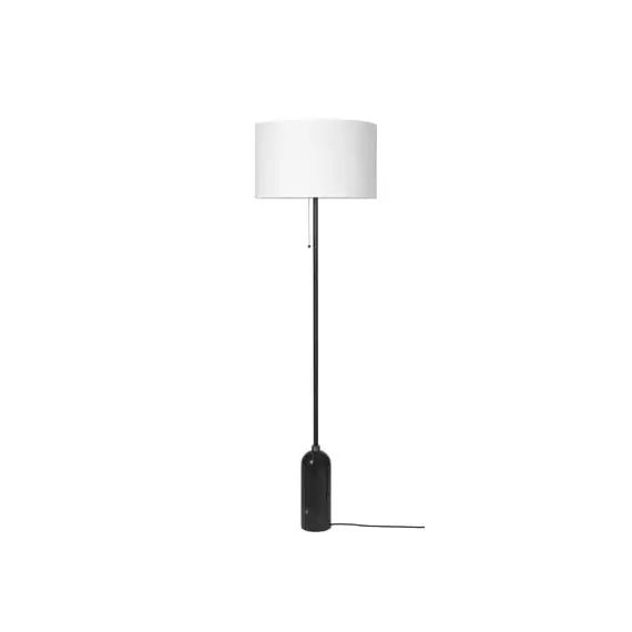 Lampadaire Gravity en Tissu, Marbre – Couleur Blanc – 110.36 x 110.36 x 169 cm – Designer Space Copenhagen