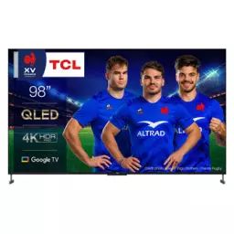 TV LED Tcl QLED 98C735 4K Ultra HD 120 Hz – Google TV – Game Master Pro