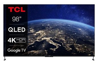 TV LED Tcl QLED 98C735 4K Ultra HD 120 Hz – Google TV – Game Master Pro