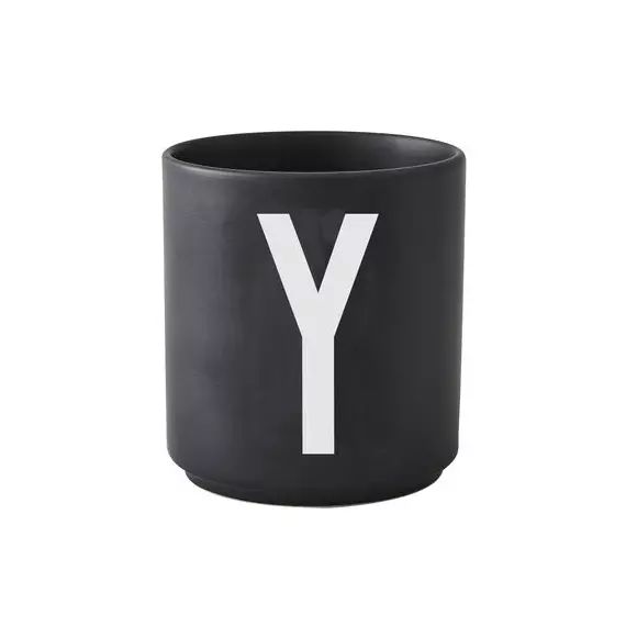 Mug Arne Jacobsen en Céramique, Porcelaine de Chine – Couleur Noir – 21.25 x 21.25 x 9 cm