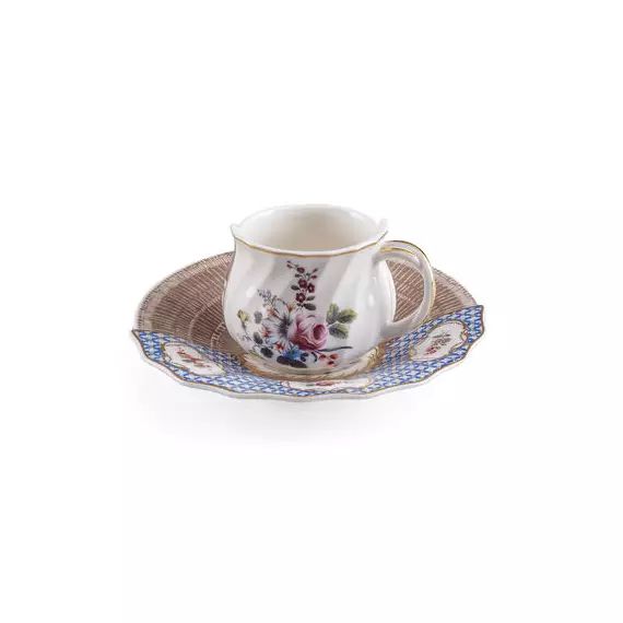 Tasse à café Hybrid en Céramique, Porcelaine – Couleur Multicolore – 15.33 x 15.33 x 5.5 cm – Designer Studio CTRLZAK