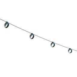 Lampe connectée Hoop en Plastique, ABS – Couleur Bleu – 10 x 56.46 x 56.46 cm – Designer DO