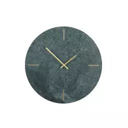 Horloge vert métal ø43cm