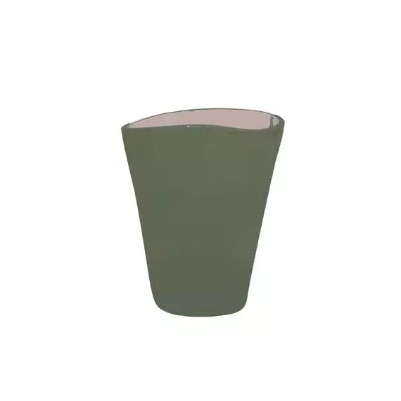 Vase Vase Double-jeu en Céramique – Couleur Vert – 22 x 22 x 29 cm – Designer Sarah Lavoine