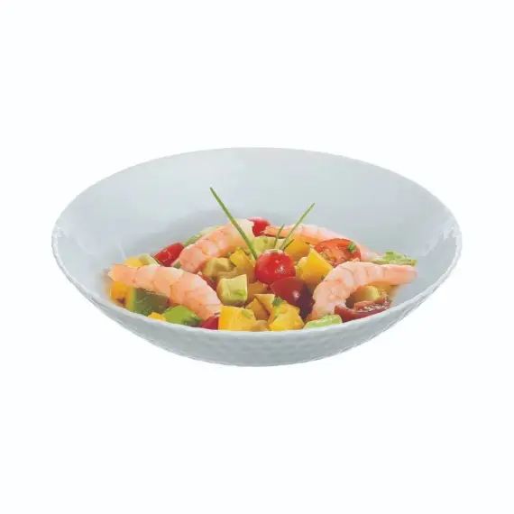 Assiette creuse grise 20 cm