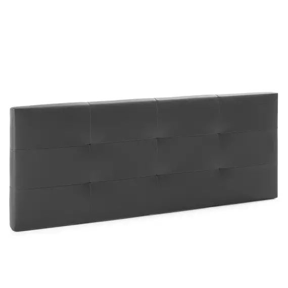 Tête de lit 160×60 cm noir, cuir synthétique