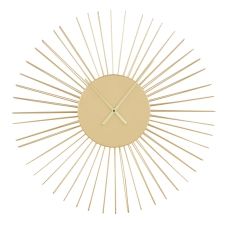 Horloge filaire en métal doré D80
