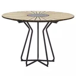 Table ronde Circle en Bois, Bambou – Couleur Gris – 115.38 x 115.38 x 71 cm – Designer Henrik  Pedersen