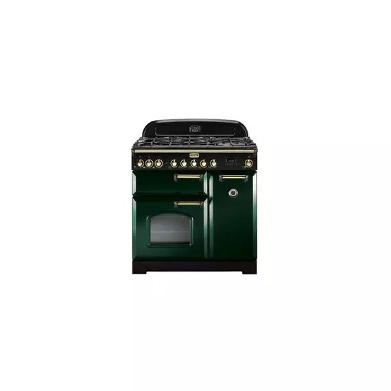 Piano de cuisson Falcon VERT ANGLAIS LAITON 90 CM GAZ CDL90DFRG/B-EU