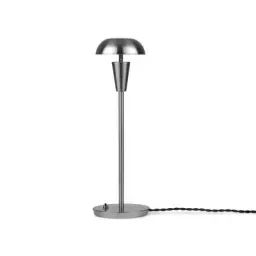 Lampe de table Tiny en Métal, Fer nickelé – Couleur Gris – 200 x 28.85 x 42.2 cm