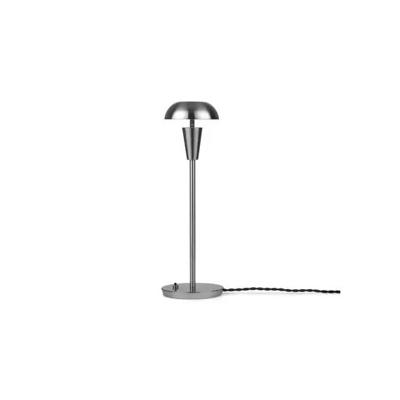 Lampe de table Tiny en Métal, Fer nickelé – Couleur Gris – 200 x 28.85 x 42.2 cm