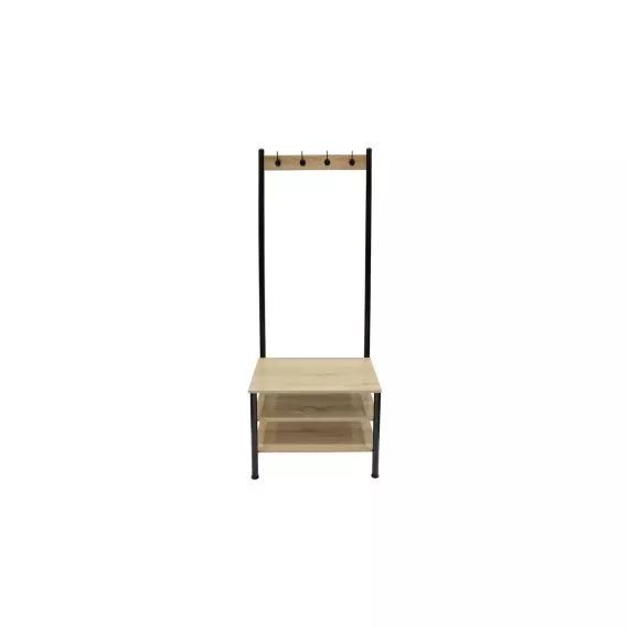 Porte manteau avec étagères chaussures 175 cm KUALA