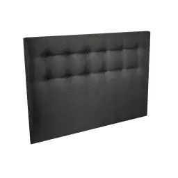 Tete de lit capitonnée – Anthracite, – 160 x 115 cm