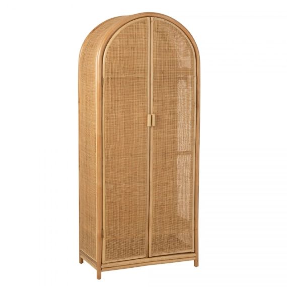 Armoire chambre enfant en rotin naturel