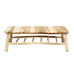 Table basse en teck naturel