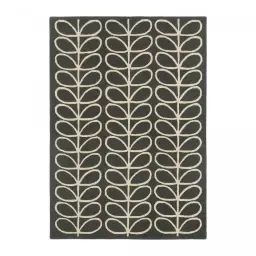 Tapis design en laine noir 120×180