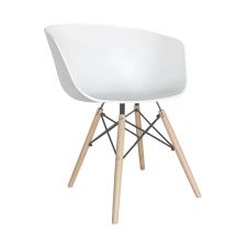 Chaise scandinave design blanc