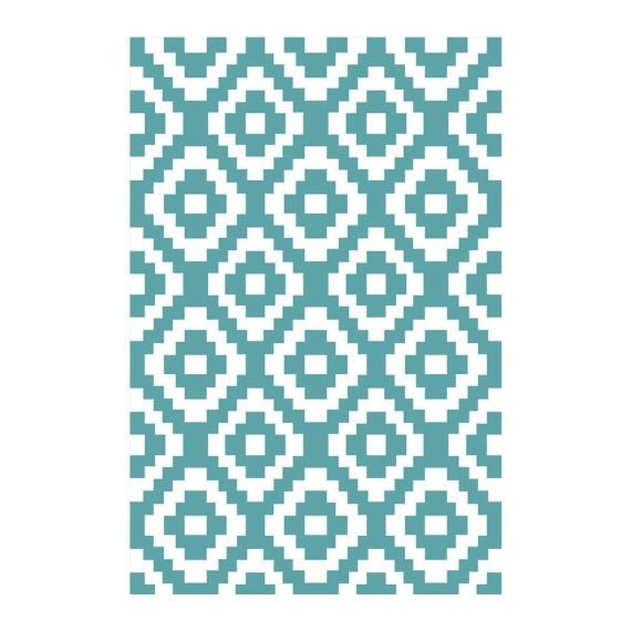 Tapis d&rsquo;extérieur réversible  Bleu 180x120cm