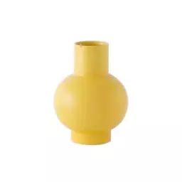 Vase Strøm en Céramique – Couleur Jaune – 24.99 x 24.99 x 16 cm – Designer Nicholai Wiig-Hansen