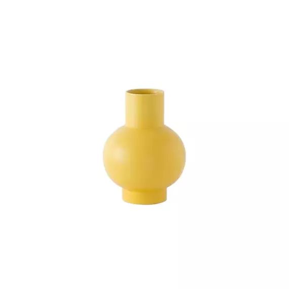 Vase Strøm en Céramique – Couleur Jaune – 24.99 x 24.99 x 16 cm – Designer Nicholai Wiig-Hansen