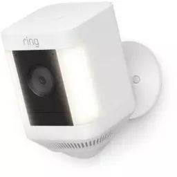 Caméra de surveillance RING Spotlight Cam Plus Battery – Blanche