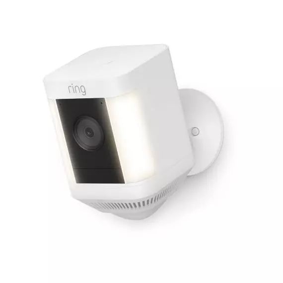 Caméra de surveillance RING Spotlight Cam Plus Battery – Blanche