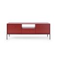 image de meubles tv scandinave Meuble tv 2 portes 1 tiroir 153 cm rouge