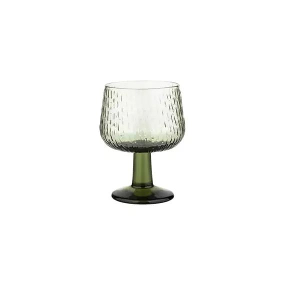 Verre à vin Syksy en Verre, Verre soufflé – Couleur Vert – 7.5 x 7.5 x 11.8 cm – Designer Matti Klenell