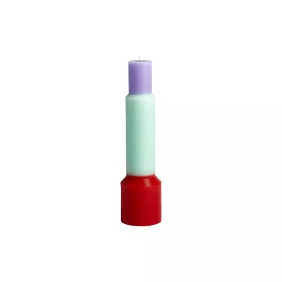 Bougie Pillar en Cire – Couleur Multicolore – 20.8 x 20.8 x 35 cm – Designer Lex Pott
