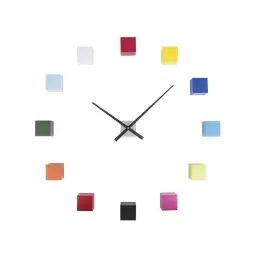 Horloge cubique diy multicolore