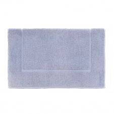 Tapis de bain uni en coton bleu Horizon 60×60