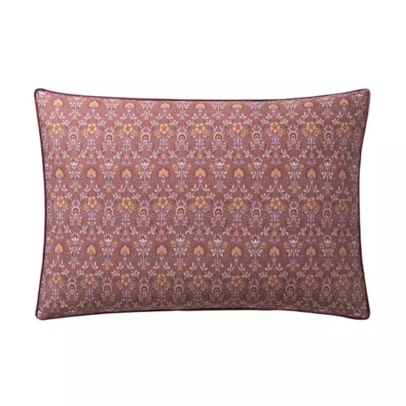 Taie d’oreiller en percale de coton violet 50×75