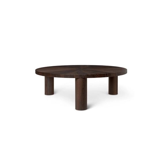 Table basse Post en Bois, MDF – Couleur Marron – 83.2 x 83.2 x 33.4 cm – Designer Trine Andersen