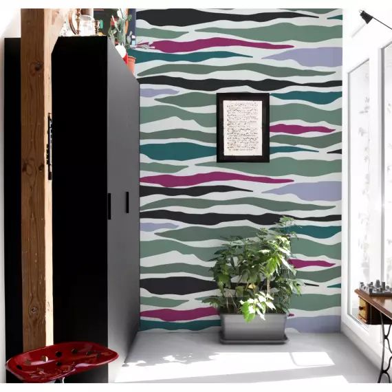 Papier peint panoramique vagues – 250×510