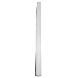 Couteau de table Santiago en Métal, Acier inoxydable poli – Couleur Métal – 21 x 23 x 1 cm – Designer David Chipperfield