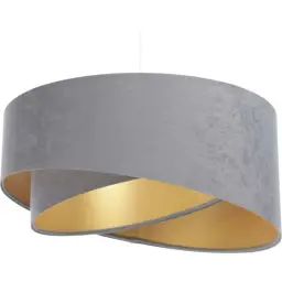 Suspension Tissu Gris 45x45x21 cm
